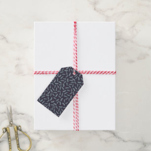 White Pine Boughs Feathers Holly Berries Christmas Gift Tags