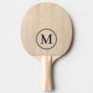 White Pine Monogram Ping Pong Paddle
