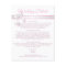 White & Pink Ribbon Wedding Details Enclosure