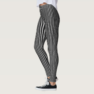 Fennel Pinstripe Leggings in Essential Stripe Black