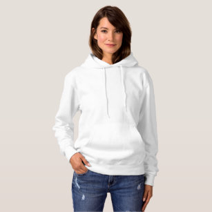 Women's Plain White Hoodie - Quality Casual Clothes for Better Value