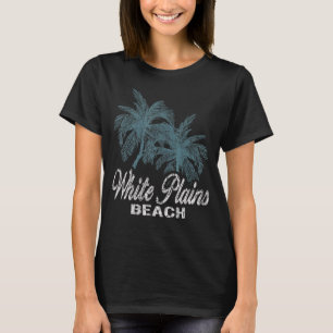 White Plains Beach Oahu Hawaii Two Big Palms T-Shirt