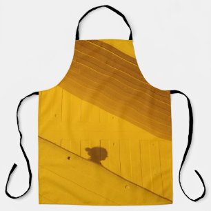 White plastic panel apron
