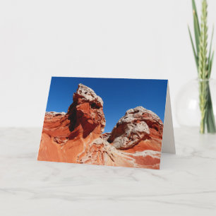 White Pockets 1 Blank Greeting Card