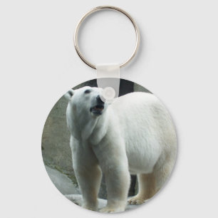 White Polar Bear Keychain