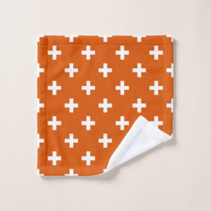 White polka crosses