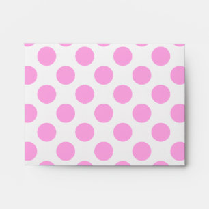 White Polka Dot A2 Envelope