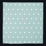 White Polka Dots Geometric Patterns Eggshell Blue Duvet Cover<br><div class="desc">Designed with white patterns in light eggshell blue background. You may change to any background colour as you wish.</div>