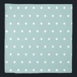 White Polka Dots Geometric Patterns Eggshell Blue Duvet Cover<br><div class="desc">Designed with white patterns in light eggshell blue background. You may change to any background colour as you wish.</div>