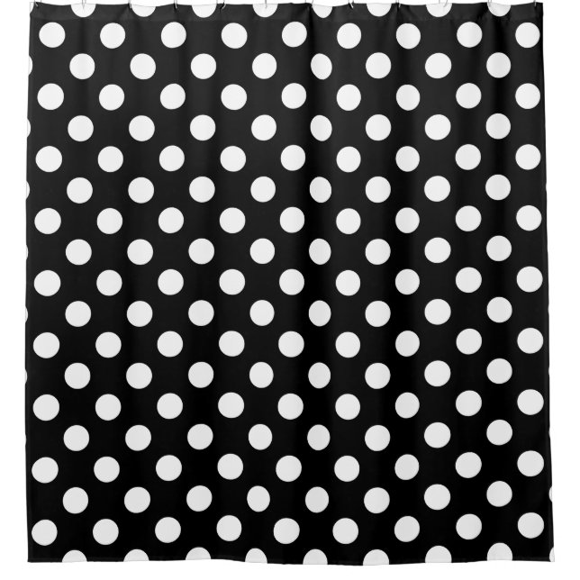 White polka dots on black (Front)