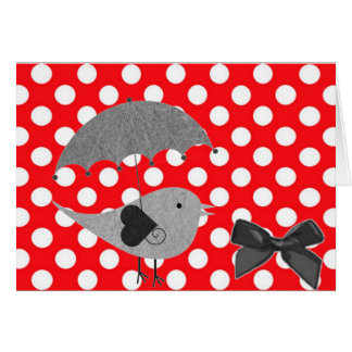 White polka Dots On Red Background