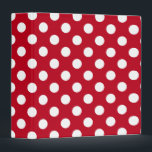White polka dots on red binder<br><div class="desc">White polka dots on red</div>