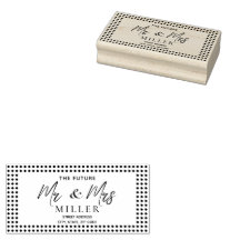 White Polka Dots on Teal – Personalized Wedding