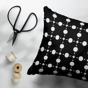 White Polka Dots, Polka Dot Pattern, Dots, Dotted Accent Pillow