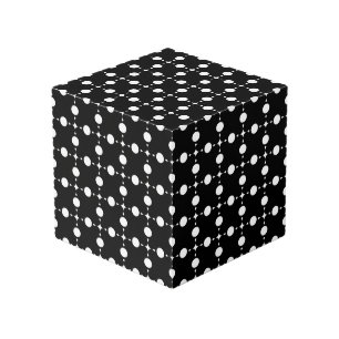 White Polka Dots, Polka Dot Pattern, Dots, Dotted Cube