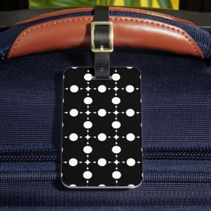 White Polka Dots, Polka Dot Pattern, Dots, Dotted Luggage Tag