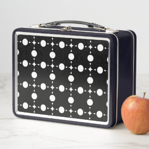 White Polka Dots, Polka Dot Pattern, Dots, Dotted Metal Lunch Box