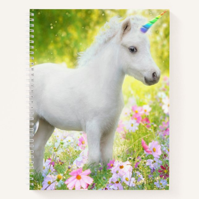 White Pony Unicorn Notebook (Front)