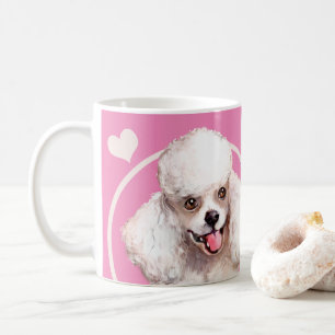White Poodle Puppy Dog Every Snack You Make Coffee Mug