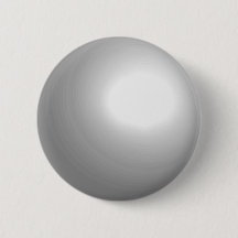 White Pool Ball Customizable Button