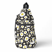 White Poppies Sling Bag