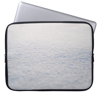 White powder laptop sleeve