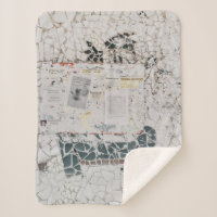 White printer paper on white and grey concrete wal