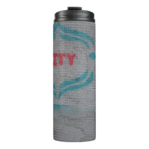 White printer paper thermal tumbler