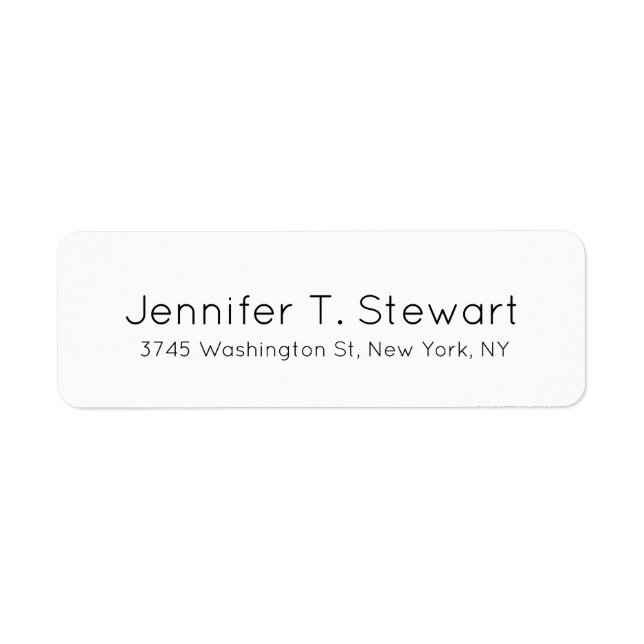 White Professional Elegant Simple (Front)