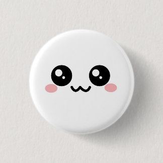 White Puff Face Button vers 2