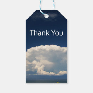 White Puffy Cloud Gift Tags