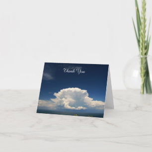White Puffy Cloud Photo Card