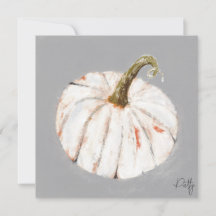 White Pumpkin Card