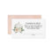 White Pumpkin Fall Theme Diaper Raffle Ticket Encl