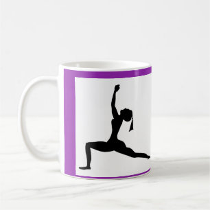 White / Purple Style: Classic Mug/ Coffee Cup