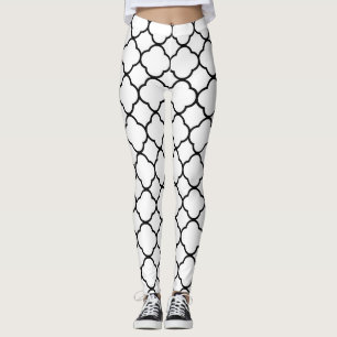 White Quaterfoil Leggings