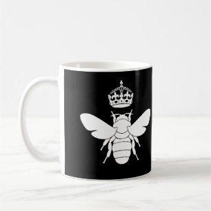 White Queen Bee Logo...Are You A Queen Bee? Coffee Mug