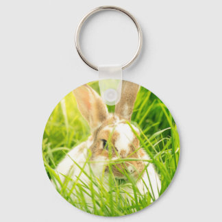White rabbit3 keychain