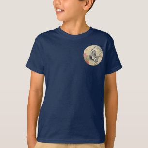 White Rabbit Alice Adventures Wonderland Art T-Shirt