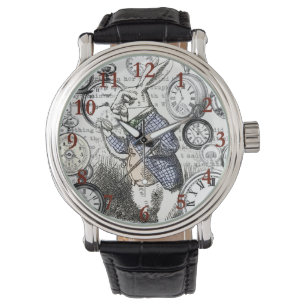 White Rabbit Alice in Wonderland Clocks Watch