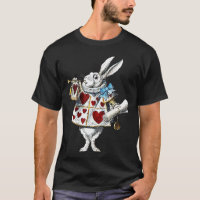 White Rabbit Alice Wonderland Hearts