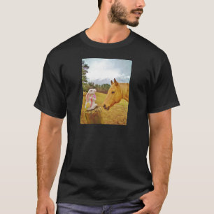 White Rabbit and Yellow Horse T-Shirt