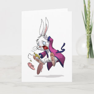 White Rabbit Card (Blank)