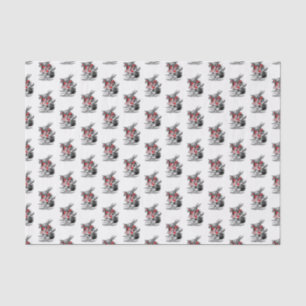 White Rabbit Court Trumpeter Alice in Wonderland Tissue Paper