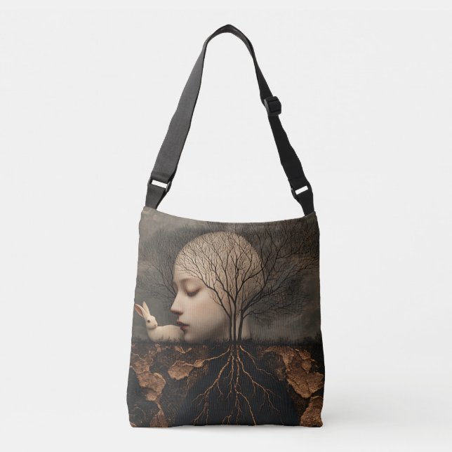 White Rabbit Crossbody Bag (Front)