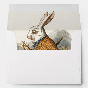 White Rabbit from Alice In Wonderland Vintage Art Envelopes