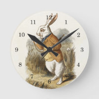 White Rabbit from Alice In Wonderland Vintage Art