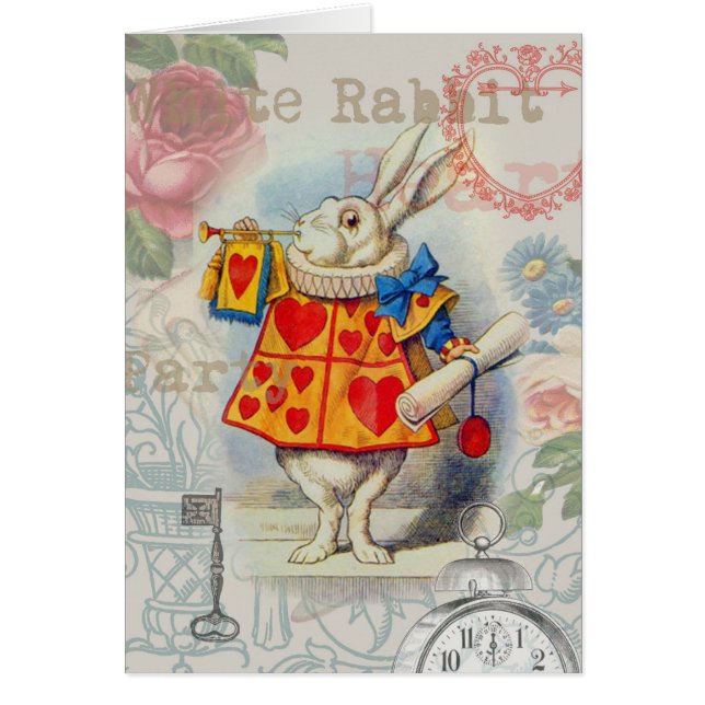 White Rabbit Hearts Alice Classic (Front)