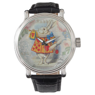 White Rabbit Hearts Alice Classic Watch