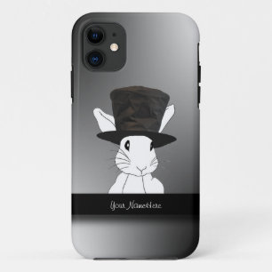 White Rabbit in Top Hat iPhone 5 Case